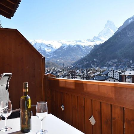 Wohnung In Zermatt Mit Postkarten Matterhornblick Экстерьер фото
