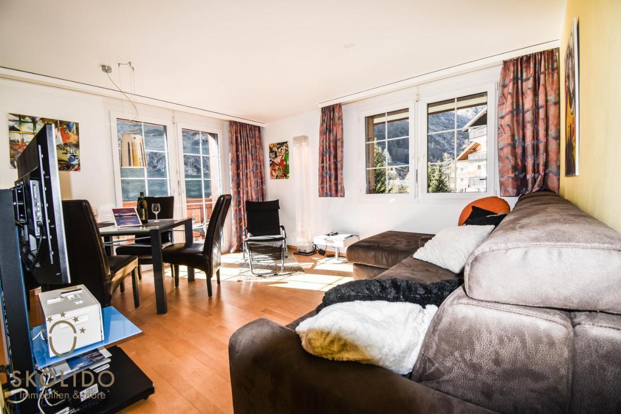 Wohnung In Zermatt Mit Postkarten Matterhornblick Экстерьер фото