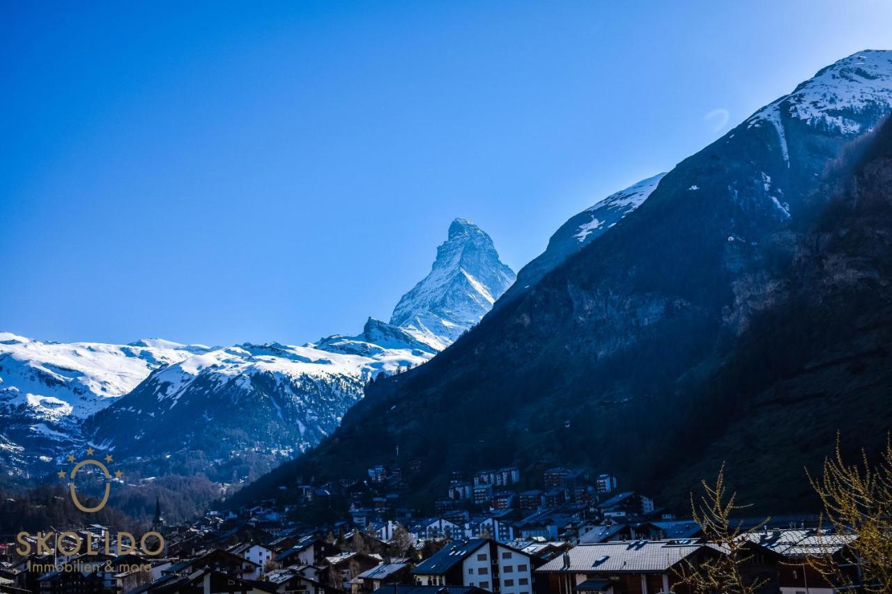 Wohnung In Zermatt Mit Postkarten Matterhornblick Экстерьер фото